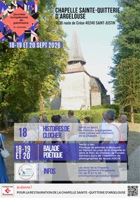 JEP : Chapelle Ste Quitterie d'Argelouse à Saint-Justin