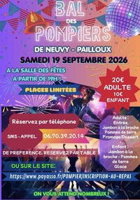Bal des sapeur pompier de neuvy pailloux à Neuvy-Pailloux