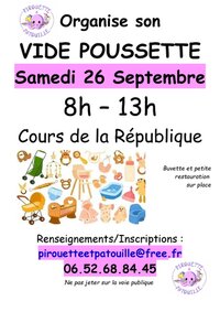 Vide poussette à Pertuis