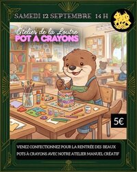 Atelier manuel pot à crayons à Pertuis