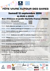 Fête Vivre Autour Des Gares à Paris 10e