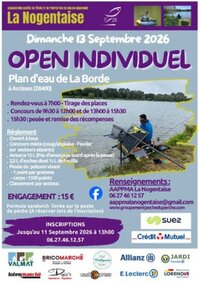 Concours de pêche - Open Individuel à Arcisses