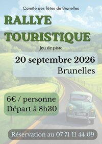 Rallye Touristique 2026 à Arcisses