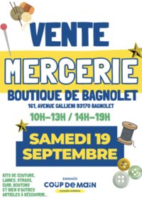 Vente Mercerie à Bagnolet