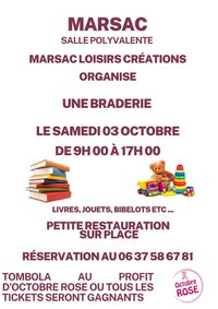 Braderie à Marsac
