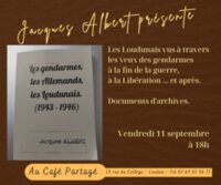 Jacques Albert présente "Les Loudunais vus à travers les yeux des gendarmes à la à Loudun