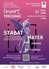Concert : 80 choristes pour le Stabat Mater de Karl Jenkins à Treignac