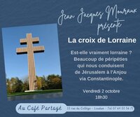 Jean-Jacques Mouraux présente La Croix de Lorraine à Loudun