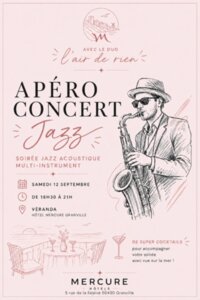 Apéro concert avec L'air de Rien à Granville