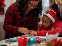 Lecture et bricolage de Noël à Roncey