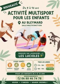 MULTISPORT POUR LES ENFANTS à Mont Lozère et Goulet