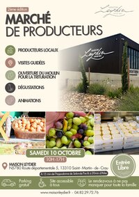 Marché des producteurs de la Maison Leydier à Saint-Martin-de-Crau