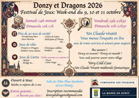 Donzy et Dragons Le festival de jeux à Donzy