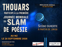 Journée mondiale du slam au MZ à Thouars