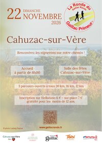27ème édition de la Ronde du Gaillac Primeur® à Cahuzac-sur-Vère