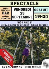 "Nôt Pièce" par la Cie La Volière de Velours à Moncé-en-Belin