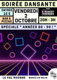 Soirée spéciale années 80 - 90 ! à Moncé-en-Belin