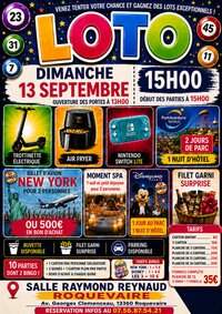 Loto Spécial Rentrée à Roquevaire