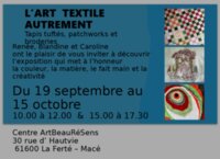 L'art textile autrement à La Ferté-Macé
