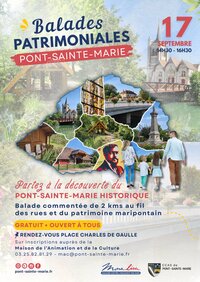 Balades patrimoniales : à la découverte de Pont-Sainte-Marie à Pont-Sainte-Marie