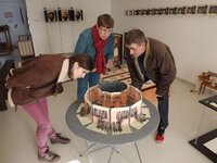 Tapisserie sur métier de basse lice: visitez l'atelier. à Nort-sur-Erdre