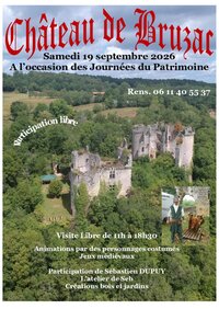 Portes ouvertes au château de Bruzac à Saint-Pierre-de-Côle