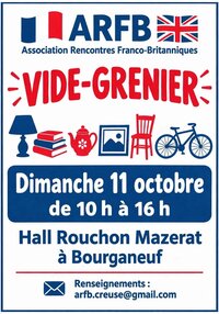 Vide grenier à Bourganeuf