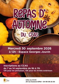 Repas d'automne du CCAS à Pertuis