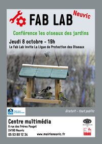 Conférence : Les Oiseaux du Jardin à Neuvic