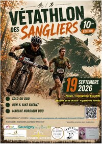 Vétathlon des sangliers à Sauvigny-les-Bois