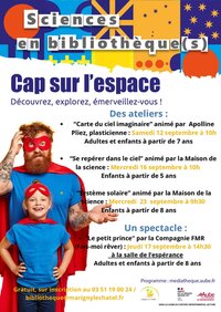 'Cap sur l'espace' à la Bibilothèque de Marigny-le-Châtel (Copie) à Marigny-le-Châtel