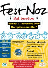 Bal Breton de la Kevrenn - La Rochelle à Dompierre-sur-Mer