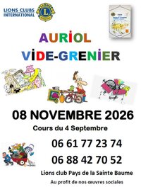 Vide-greniers du Lions Club Pays de la Sainte Baume à Auriol