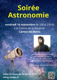 Soirée Astronomie à Cambo-les-Bains