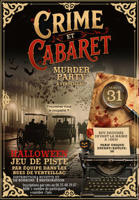 Soirée Halloween : Crime & cabaret à Verteillac