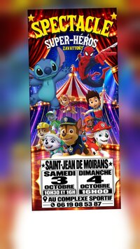 Cirque des super-héros Spider-Man voiron à Meylan