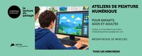 Atelier Peinture Numérique pour ados/adultes à la médiathèque de Mercuès à Mercuès
