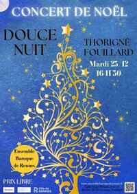 Concert de noël : Douce Nuit à Thorigné-Fouillard