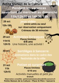Potion et surprises à Sancerre