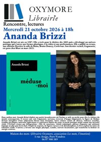 RENCONTRE LITTÉRAIRE AVEC ANANDA BRIZZI à Port-Vendres
