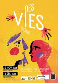 Pièce de théâtre des vies, par l'association Parrainons!45 à Saint-Jean-de-la-Ruelle