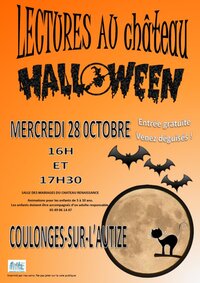 Lectures au château "Halloween" à Coulonges-sur-l'Autize