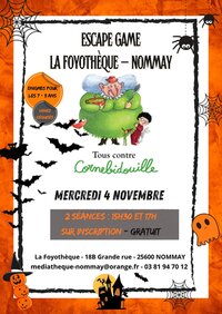 Escape game Halloween à Nommay