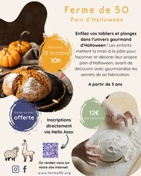 ATELIERS FAMILLES - PAIN D'HALLOWEEN à Ramonville-Saint-Agne