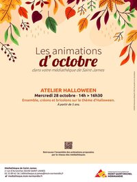 Atelier Halloween à Saint-James
