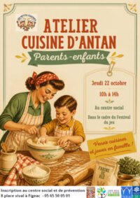 Les Petits Cuistots: «: spécial cuisine d’antan », Festival du jeu Figeac à Figeac