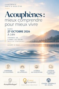Conférence - Acouphènes : mieux comprendre pour mieux vivre à Cambo-les-Bains