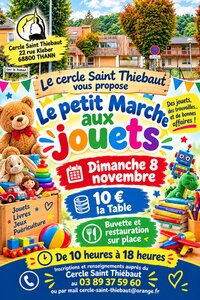 Le petit marché aux jouets à Thann