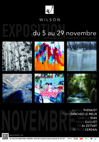 Six artistes, six regards sur le monde, en novembre, à la Galerie Wilson à Blois